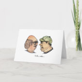 二人おもしろいと二人の男 カード (正面)