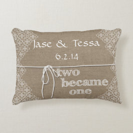 二人が一つにな結婚った アクセントクッション
