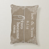 二人が一つにな結婚った アクセントクッション (裏面(縦))