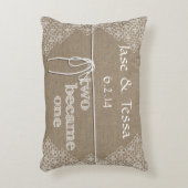 二人が一つにな結婚った アクセントクッション (正面(垂直))