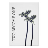 二人が一つのフローラ結婚になる ポスター (正面)