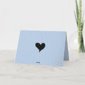 二人が一緒にいるのに最適なエンゲージメントカード カード (裏面)