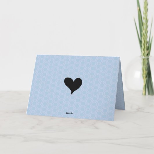 二人が完璧に一緒のエンゲージメントカード カード (裏面)