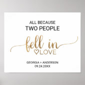 二人が恋に落ちたからこそ ポスター (正面)