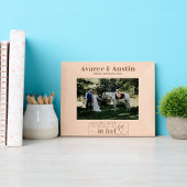 二人が恋に落ちたからこそ 結婚式フレーム レーザー彫刻フレーム