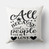 二人が恋に落ちたからさ クッション (裏面)