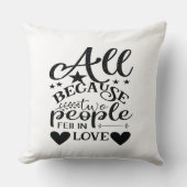 二人が恋に落ちたからさ クッション (正面)