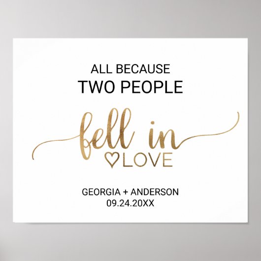 二人が恋に落ちたからさ ポスター (正面)