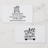 二人が恋に落ちたからさ 名刺 (正面/裏面)