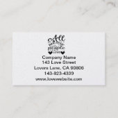 二人が恋に落ちたからさ 名刺 (正面)