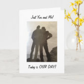 二人だけの記念日 カード (黄色い花)