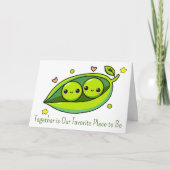 二人でお気に入りの平和を祈る カード (正面)