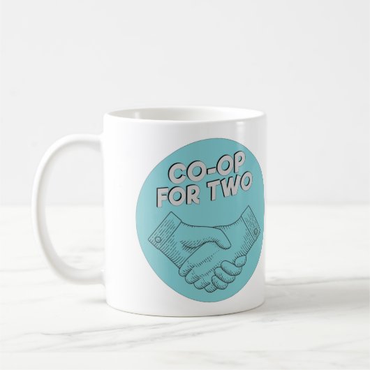 二人でコープ ロゴ入り 11oz マグカップ (左)