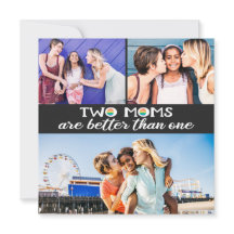 二人で母の日を祝う方が一人よりよっぽど素敵な写真カード