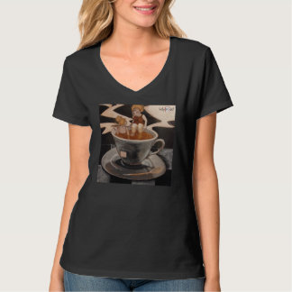 二人で紅茶を vネック ティーシャツ tシャツ