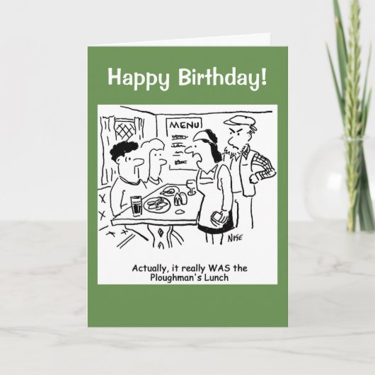 二人で食べプラウマンの昼食を カード (正面)