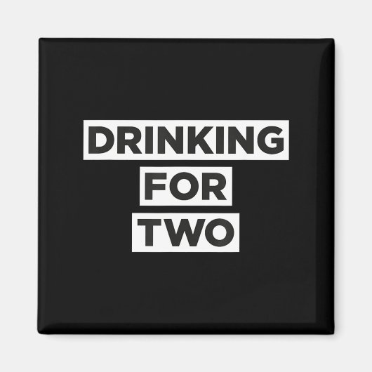 二人で飲む マグネット (正面)