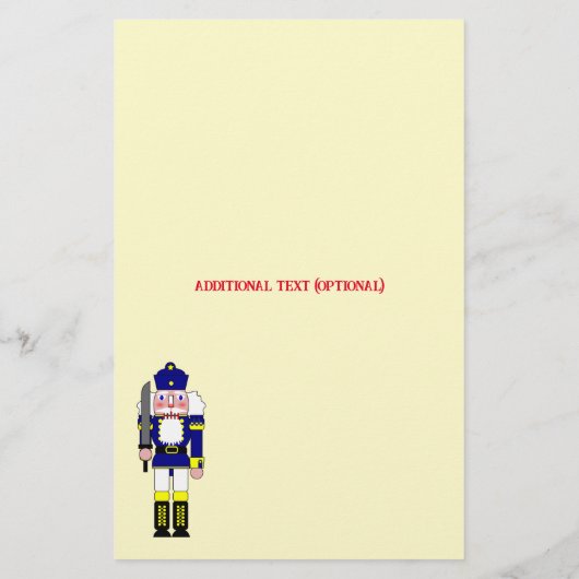 二人のくるみ割り兵士クリスマス 便箋 (裏面)