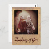 二人のぬいぐるみパalsを想って ポストカード (正面/裏面)