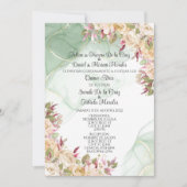 二人のハーフバースデーのご招待 招待状 (正面)