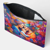 二人のママとベビー アクセサリーポーチ (見開き)