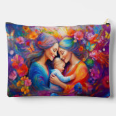 二人のママとベビー アクセサリーポーチ (裏面)