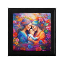 二人のママとベビー