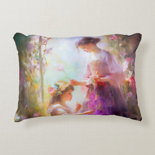 二人の友達 アクセントクッション (正面)