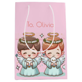 二人の天の保護者 ミディアムペーパーバッグ