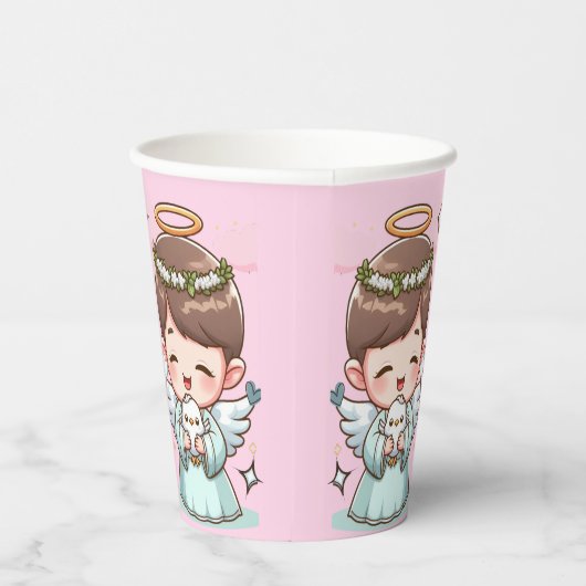 二人の天の保護者 紙コップ (右)