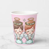 二人の天の保護者 紙コップ (正面)