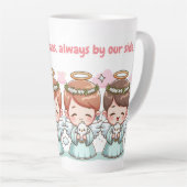 二人の天人 カフェラテマグ (右アングル)