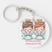 二人の天人 キーホルダー (正面)