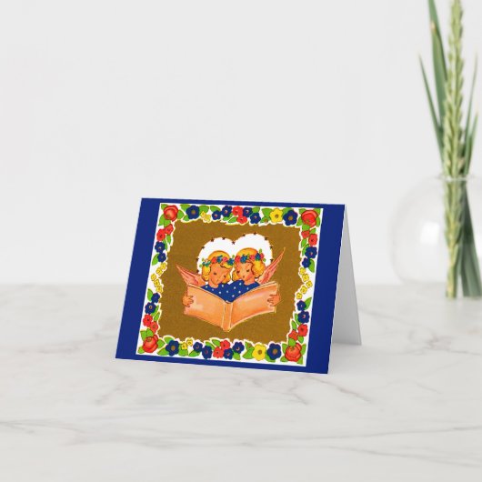 二人の天使が歌う ノートカード (正面)