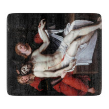 二人の天使に支えられた死んだキリスト（リバルタ）