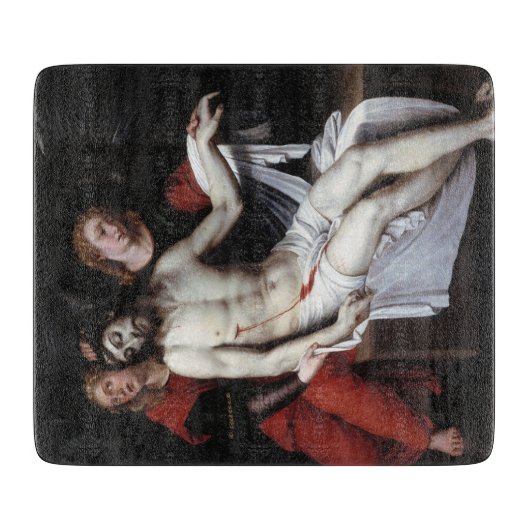 二人の天使に支えられた死んだキリスト（リバルタ） カッティングボード (正面)