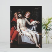 二人の天使に支えられた死んだキリスト（リバルタ） カード (スタンド正面)