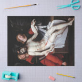 二人の天使に支えられた死んだキリスト（リバルタ） 薄葉紙 (クラフト)