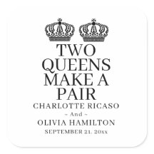 二人の女王がペアゲイレズ結婚ン