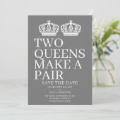 二人の女王がペアゲイレズ結婚ン 案内状 (スタンド正面)
