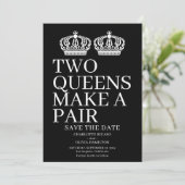 二人の女王がペアゲイレズ結婚ン 案内状 (スタンド正面)
