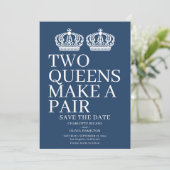 二人の女王がペアゲイレズ結婚ン 案内状 (スタンド正面)