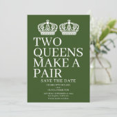二人の女王がペアゲイレズ結婚ン 案内状 (スタンド正面)