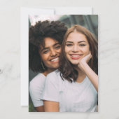 二人の女王がペアゲイレズ結婚ン 案内状 (裏面)