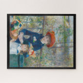 『二人の姉妹(テラス上)』 ジグソーパズル (横)