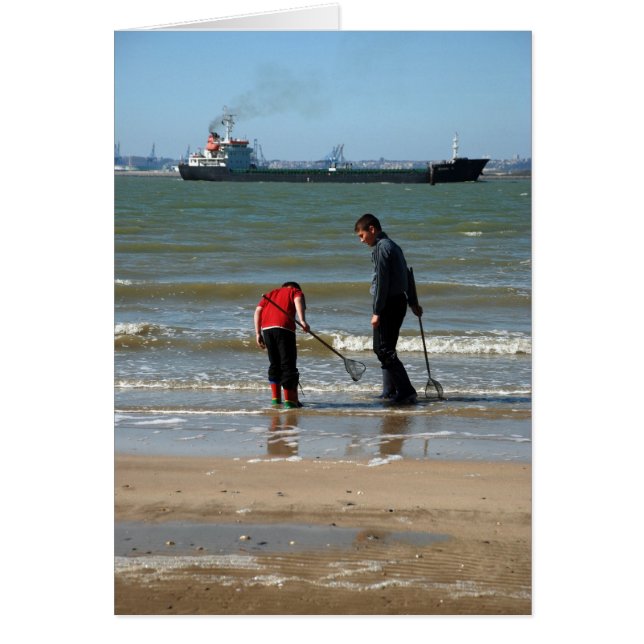 二人の小さな漁師 (正面)