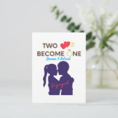 二人の心は一つに (二人の心はひとつに) ポストカード (スタンド正面)