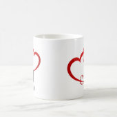 二人の恋愛マグ コーヒーマグカップ (中央)