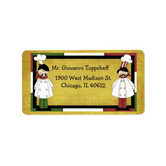 二人の料理人は一人より好い ラベル (正面)