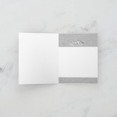 二人の新郎の結婚式用タキシード サンキューカード (内部)